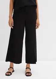 Pantaloni culotte in misto viscosa con elastico in vita, bonprix