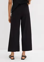 Pantaloni culotte in misto viscosa con elastico in vita, bonprix