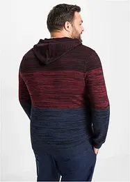 Maglione in filato fine con cappuccio, bonprix