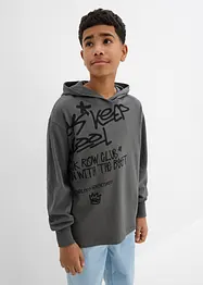 Felpa oversize con cappuccio, bonprix