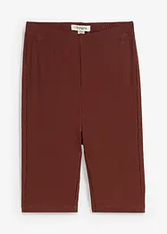 Pantaloncini in jersey a costine, vita alta, bonprix
