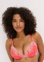 Reggiseno con coppe preformate e pizzo colorato (pacco da 2), bonprix
