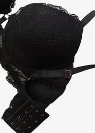 Reggiseno con coppe preformate e pizzo morbido, bonprix