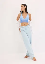 Reggiseno a bustier con pizzo delicato dai colori sfumati, bonprix
