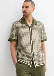 Camicia a maniche corte in misto lino, bonprix
