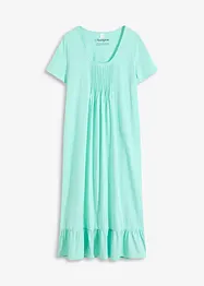 Camicia da notte con pieghe e balza, bonprix