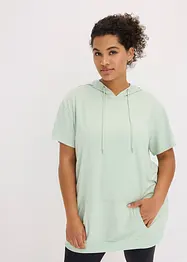 T-shirt oversize per sport con cappuccio, ad asciugatura rapida, bonprix