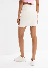 Minigonna in misto cotone elasticizzato, bonprix