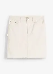 Minigonna in misto cotone elasticizzato, bonprix