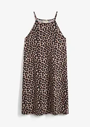 Abito leopardato in puro cotone, bonprix
