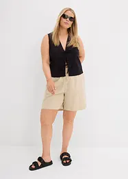 Shorts misto lino, bonprix