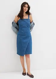 Abito di jeans con effetto a portafoglio, bonprix