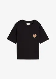 Maglietta cropped con spalle scese, bonprix
