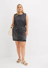 Gonna di jeans con cinta asimmetrica, bonprix