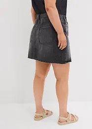 Gonna di jeans con cinta asimmetrica, bonprix