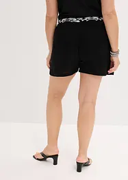 Shorts con ricami in morbido misto viscosa, bonprix