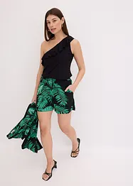 Shorts floreali in viscosa fluente, bonprix
