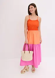 Abito con spalline in puro cotone, bonprix