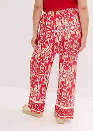 Pantaloni in jersey di misto viscosa morbido in fantasia, bonprix