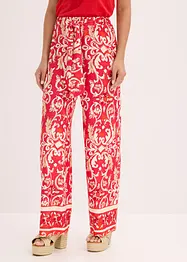 Pantaloni in jersey di misto viscosa morbido in fantasia, bonprix