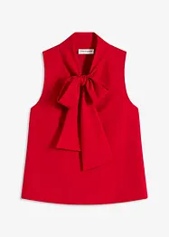 Top con fiocco al collo, bonprix