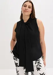 Top con fiocco al collo, bonprix