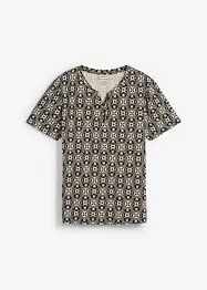 Maglia serafino in puro cotone, bonprix
