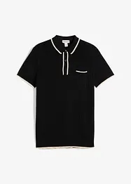 Polo con dettagli a contrasto, bonprix