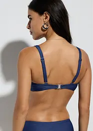 Reggiseno per bikini effetto denim con ferretto, bonprix