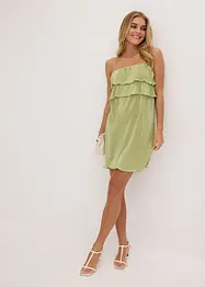 Abito di jersey plissettato, bonprix