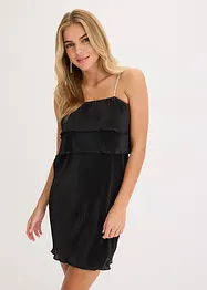 Abito di jersey plissettato, bonprix