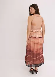 Abito in chiffon fantasia, bonprix