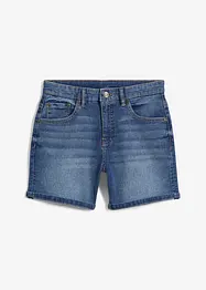 Bermuda in jeans, vita media, bonprix