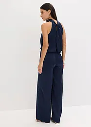 Tuta in satin operato, bonprix