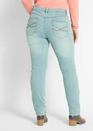 Jeans skinny elasticizzati, vita media, bonprix