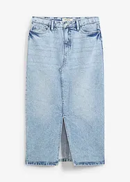 Gonna midi di jeans, bonprix