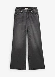 Jeans wide leg lunghi, low strech, vita media, bonprix