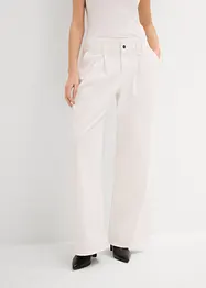 Jeans wide leg, vita bassa, bonprix