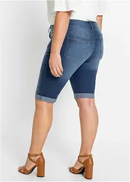 Bermuda in jeans, a vita media, bonprix