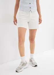 Bermuda in jeans, vita media, bonprix