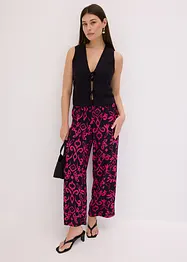 Pantaloni fantasia in viscosa fluente, bonprix
