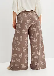 Pantaloni con effetto a portafoglio in crêpe di jersey, bonprix