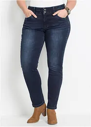 Jeans slim modellanti e ultramorbidi, vita alta, bonprix