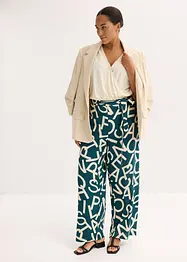 Pantaloni larghi con cintura da annodare, bonprix