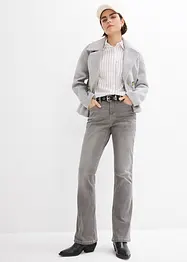 Jeans bootcut, vita alta, bonprix