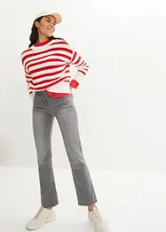 Jeans elasticizzati straight, vita media, bonprix