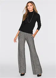 Pantaloni con gambe larghe in taglia corta, bonprix