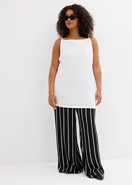 Top lungo in misto cotone elasticizzato, bonprix