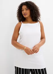 Top lungo in misto cotone elasticizzato, bonprix