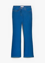 Jeans bootcut elasticizzati, vita media, bonprix